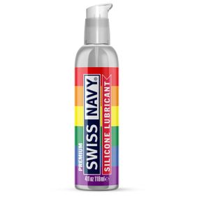 Лубрикант на силиконовой основе Swiss Navy Silicone 118 мл Pride Edition sexstyle