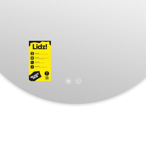 Дзеркало Lidz Astra R800 з LED-підсвічуванням Touch, з антизапотіванням, з димером, рег. яскравості LDASR80049290 | Зображення 4