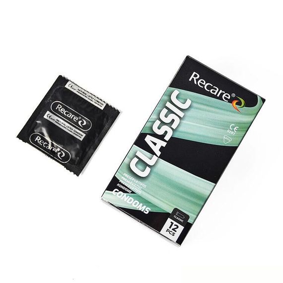 Презервативы Holographic Recare Classic Condoms 12 шт, классические | Зображення 1