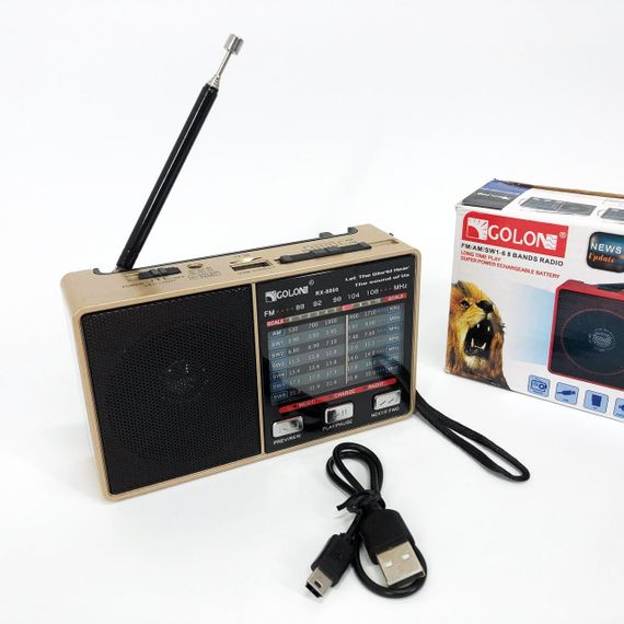 Радіо приймачі від мережі GOLON RX-8866, Кращі всехвильові радіоприймачі, Ретро радіоприймач HF-72 | Зображення 3