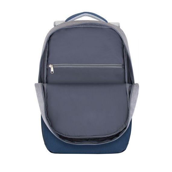 Рюкзак городской Rivacase 7567 Grey/Dark Blue 30.5х48х15 см серый с темно-синим | Зображення 8