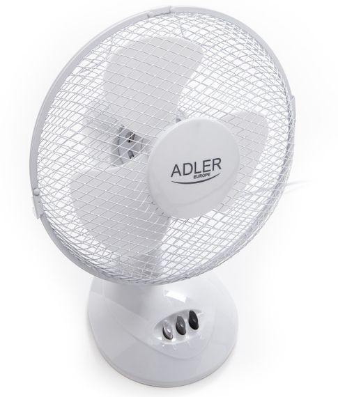 Вентилятор настільний Adler AD 7302, 23 см, 45 Вт, 2 швидкості, з поворотом і нахилом | Зображення 1