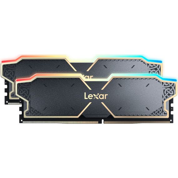 Модуль пам'яті для комп'ютера DDR5 32GB (2x16GB) 6000 MHz Thor RGB Lexar (LD5U16G60C38BG-RGD) | Зображення 2