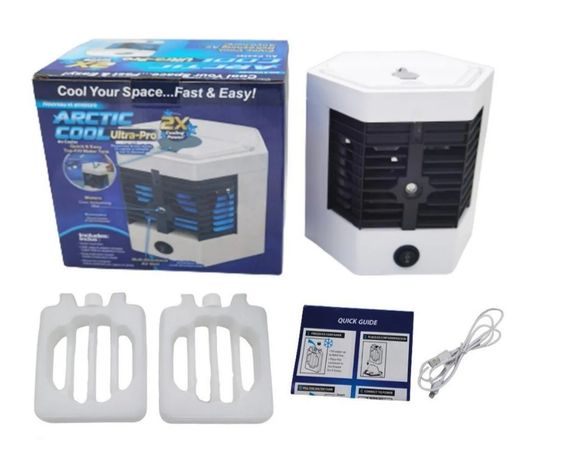 Настольный портативный кондиционер 5X Arctic Cool Ultra Pro с увлажнителем воздуха мини кондиционер | Зображення 1