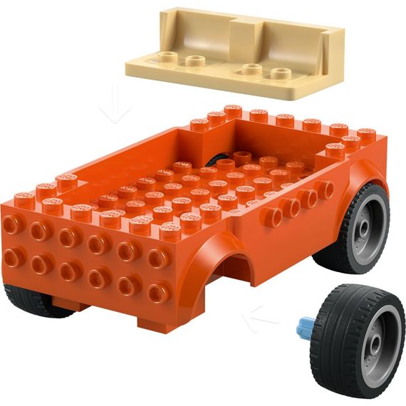 Конструктор LEGO Bluey Пляж і сімейна поїздка на автомобілі Блуї (11202) | Зображення 6