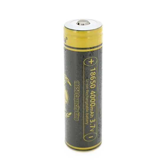 АКБ 18650 Li-Ion LiitoKala King-4000-JT, 4000mAh (3800-4000mAh), Black/Yellow