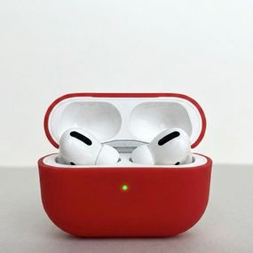 Силіконовий чохол для навушників pods Pro 2 (Червоний)