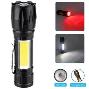 Ліхтар W601-XPE(red)+COB(white) PN-49