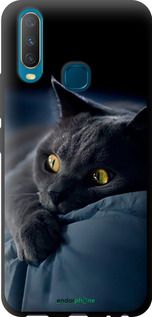Чохол на Vivo Y17 Димчастий кіт "825b-1447-2448"