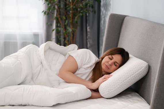 Подушка ортопедична Ardesto Sleepwell, 60х40х12см, білий (ART6040CLP) | Зображення 2