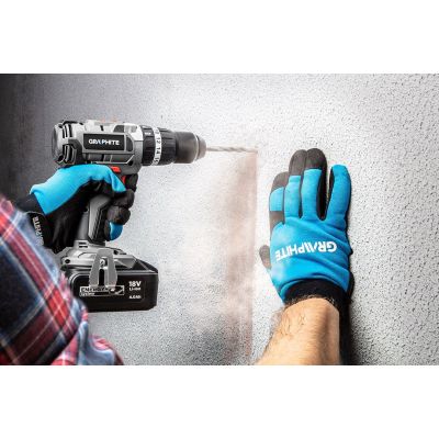 Шуруповерт Graphite Energy+ 18V бесщеточный 2х2Ah, 58Нм, 0-500·0-1700об/мин, кейс (58G020-SET2) | Зображення 1