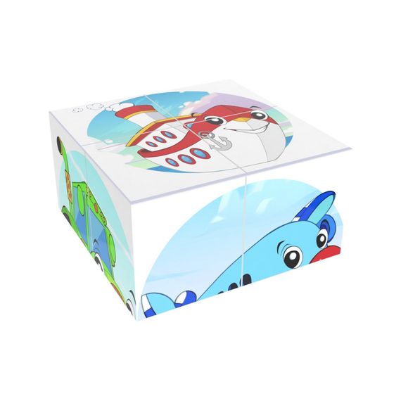 Развивающие кубики "В мире техники" ТехноК 1769TXK | Зображення 1