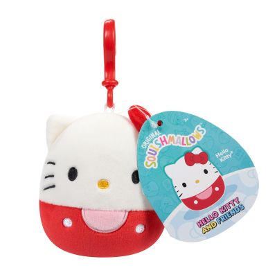 Мягкая игрушка Squishmallows на клипсе - Хелоу Китти 9 см (SQSN00270) | Зображення 2