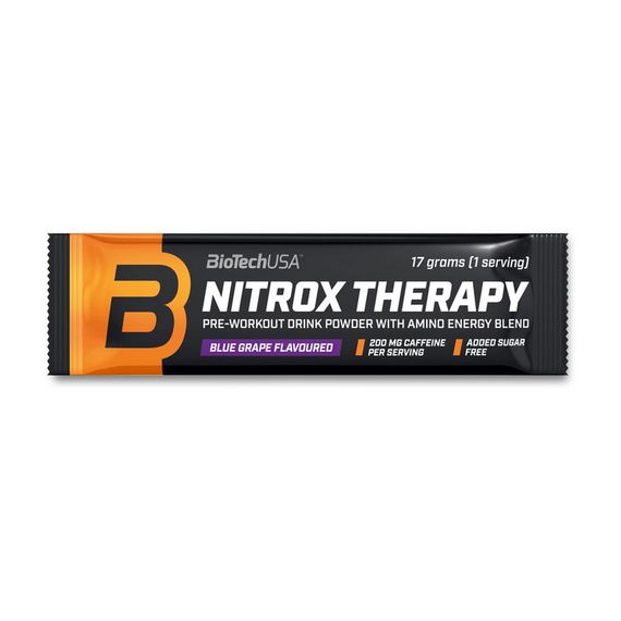 Передтренувальний комплекс  Nitrox Therapy 17g (Blue grape)