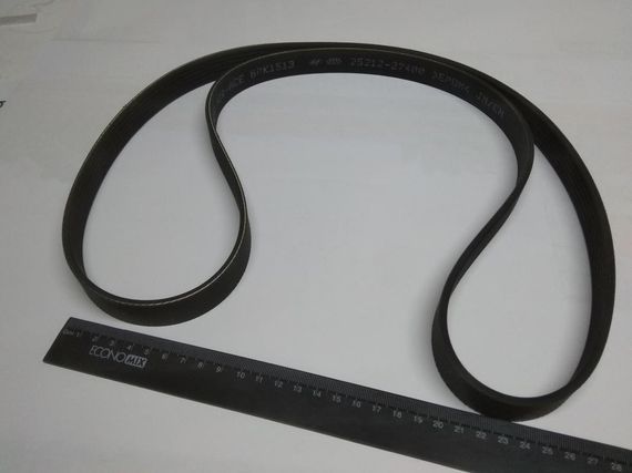 Ремінь генератора струмковий Hyundai/KIA CRDi, MOBIS (2521227400) 6PK1513 (25212-27400) | Зображення 2