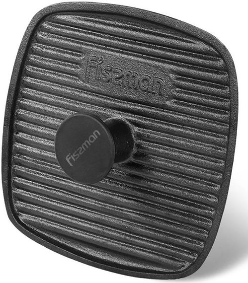 Кришка прес для гриля 21х21х5см чугун