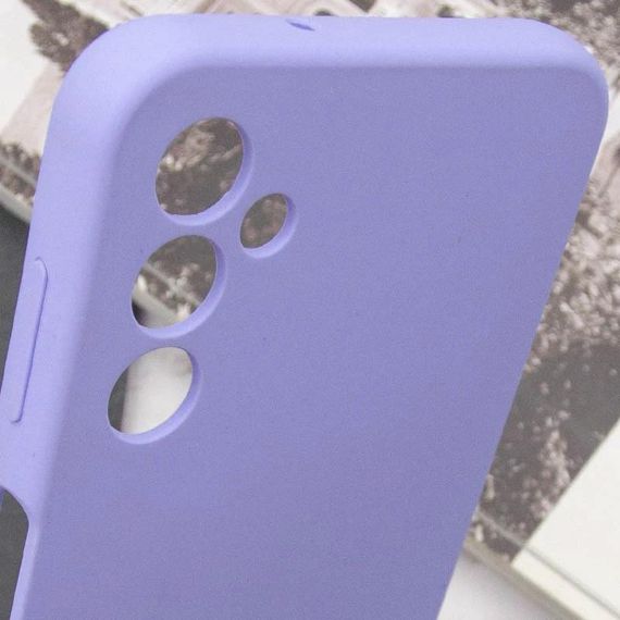 Чохол Silicone Cover Lakshmi Full Camera (AA) with logo для Samsung Galaxy A25 5G Бузковий / Dasheen | Зображення 3
