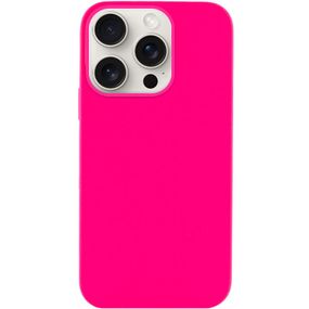 Чехол Silicone Case Full Protective (AA) NO LOGO для Apple iPhone 16 Pro Max (6.9") Розовый / Barbie pink