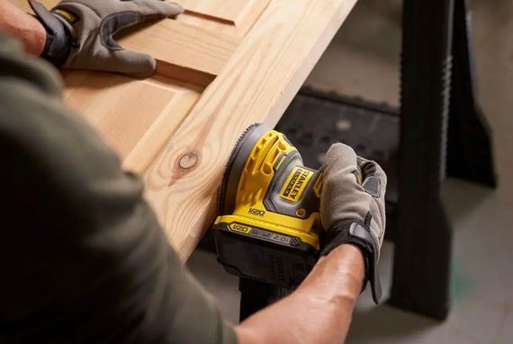 Шліфмашина ексцентрикова акумуляторна Stanley FATMAX з АКБ та ЗП SFMCW220D1S | Зображення 2