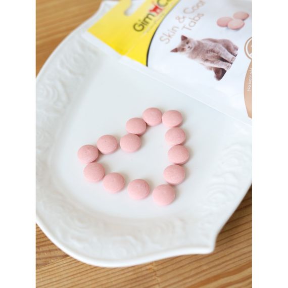 Вітаміни GimCat Every Day Skin and Coat таблетки для котів для покращення стану шерсті 40 г | Зображення 2