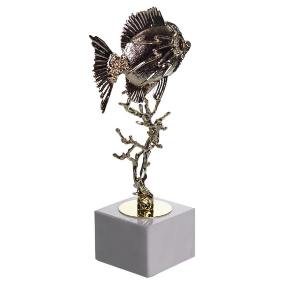 Декоративна фігурка Gold Fish 16x8x30 см металева HP-7-18 | Зображення 4