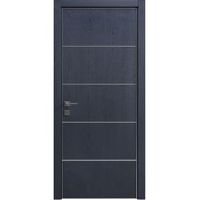Двері міжкімнатні Rodos MODERN Flat-03 INSIDE сосна браш Cobalt