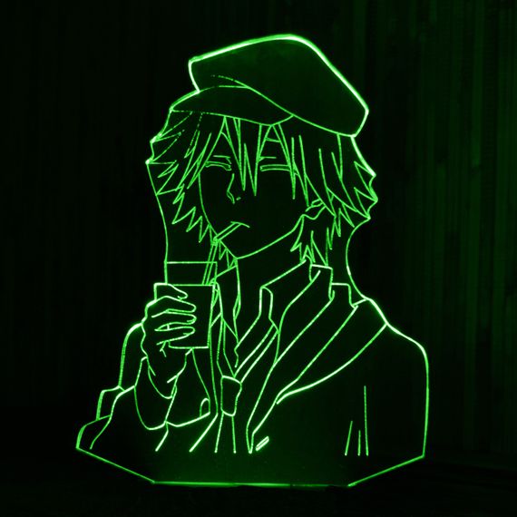 Акриловий світильник-нічник Рампо Едогава зелений tty-n001620