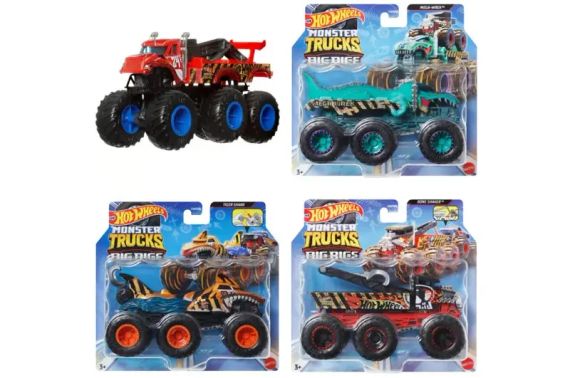 Машинка внедорожник Монстер трак Хот Вилс Hot Wheels Monster Trucks HWN86