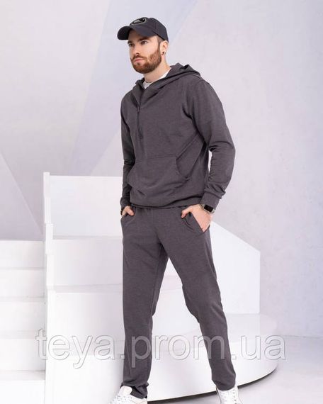 Спортивний костюм колір темно-сірий розміри 3XL, XXL, XL, S FI_009534 | Зображення 1