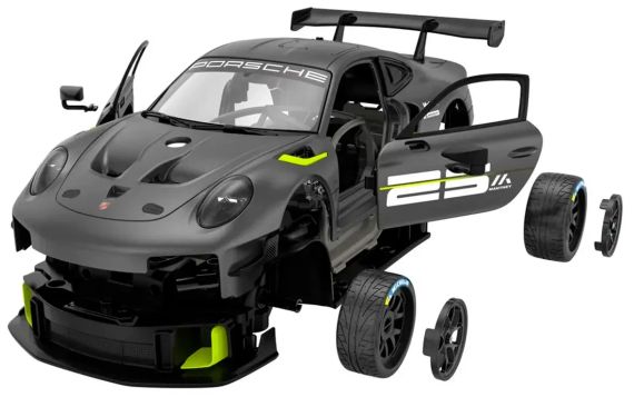 Машинка-конструктор Rastar Porsche 911 GT2 RS Clubsport 25 1:18. Сірий | Зображення 2