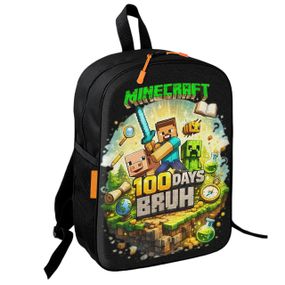 Рюкзак шкільний дитячий з принтом Minecraft Кріпер 36х27 см підлітковий для хлопчика, дівчинки (4726)