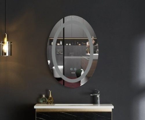 Дзеркало Mixxus PLAIN MV03-50x70 з LED Touch, Anti-fog, димером, регулюванням яскравості (MI6664) | Зображення 2