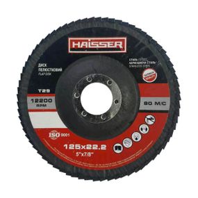 Круг пелюстковий плоский 125х22 мм P36 Т29 Haisser