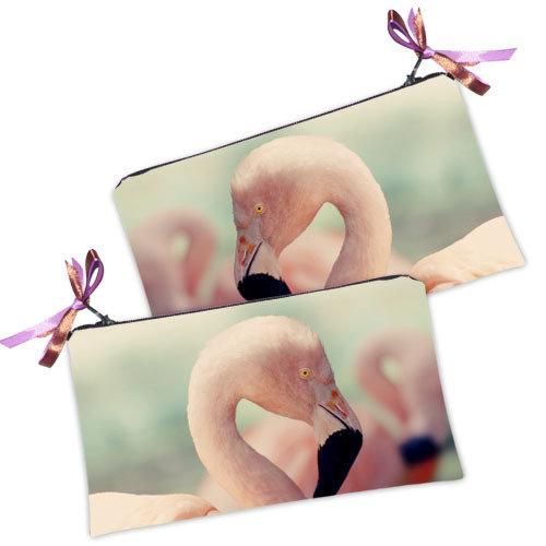 Косметичка жіноча Розовый фламинго 20х12 см (K_TRO014)