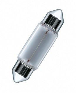 Указательная лампа накаливания OSRAM 6411 C5W 41mm 12V SV8.5-8 10X5 | Зображення 1