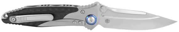 Ніж Microtech Socom Bravo Mini Drop Point Bead Blast Titanium CF | Зображення 1