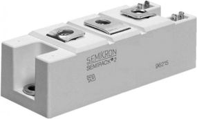 Силовий тиристорно-тиристорний електроізольований модуль  156A / 1200V SKKT 162/12 E (SEMIKRON)