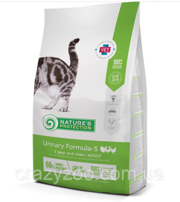Сухой корм Natures Protection Urinary Formula-S для кошек, 7 кг