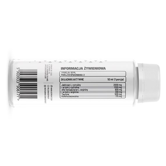 Комплекс до тренировки OstroVit Pump Pre-Workout Shot 100 ml /2 servings/ Cherry | Зображення 1