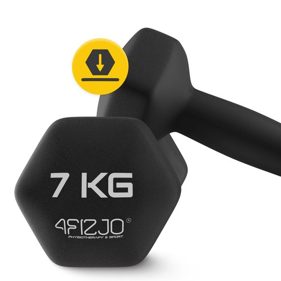 Гантелі вінілові 4FIZJO Classic 2 x 7 кг (P-5905973403207) | Зображення 2