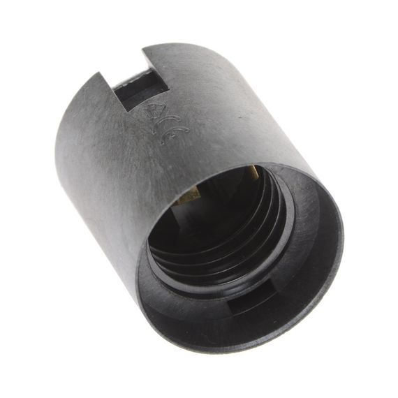 Патрон E27 NYLON 1+1 BLACK | Зображення 1