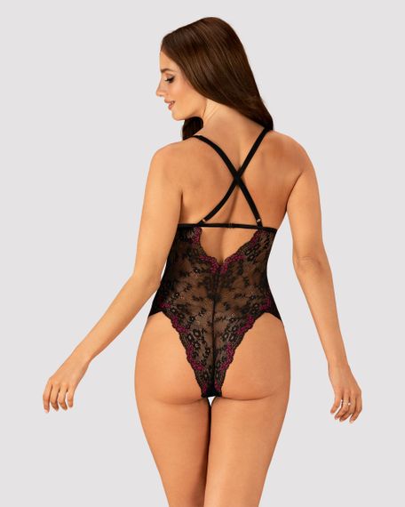 Боді Obsessive Vanessme Чорне L/XL | Зображення 1