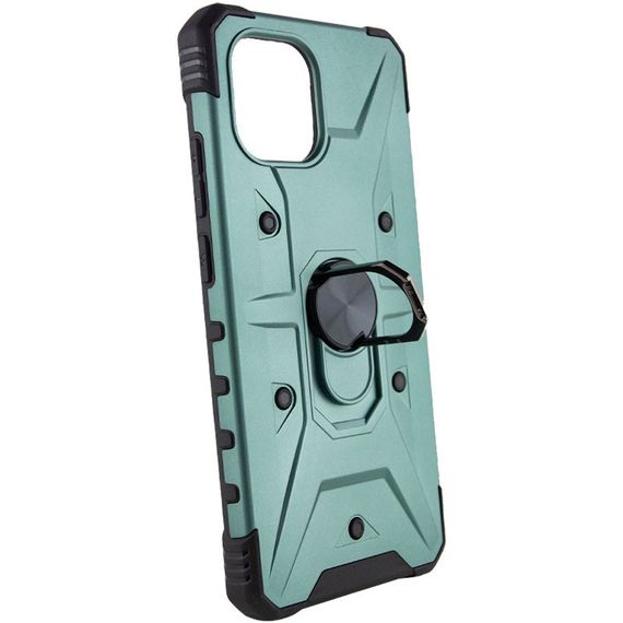 Ударостійкий чохол Pathfinder Ring для Xiaomi Redmi A1 / A2 TPU+PC, Кільце-тримач, Зелений/Green | Зображення 1
