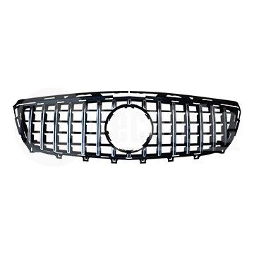 Решетка радиатора Mercedes Benz C218 11-14 (хром/чёрн.) GTR, AutoTechteile, 130 8893, 218 888 01 23