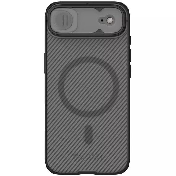 Карбонова накладка Nillkin CamShield Pro Magnetic для Apple iPhone 17 Air (6.5") Transparent black | Зображення 1
