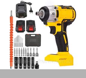 Акумуляторний ударний гайковерт з високим крутящим моментом DeWalt DCF922D2T 36V 5.0Ah у жовтій валізі (47735-DCF922D2T_1883)