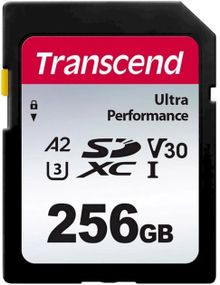 Карта пам'яті Transcend SD 256GB C10 UHS-I U3 A2 R160/W90MB/s 4K (TS256GSDC340S)