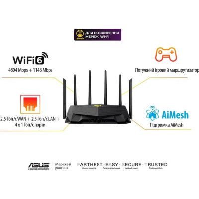 Маршрутизатор ASUS TUF-AX6000 (90IG07X0-MO3C00) | Зображення 5