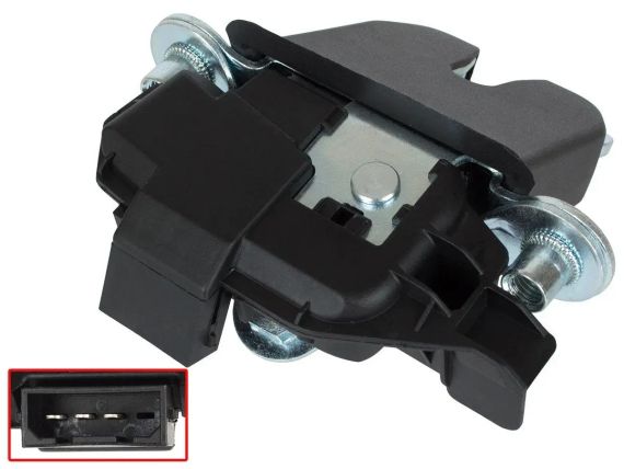 Замок багажника Skoda Roomster 2006-2015 Шкода Румстер (5J0827501B, 5J0827501A, 5J0827501C, 5J0827501D) | Зображення 1