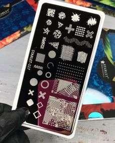 Пластина 117 для стемпинга Starlet Professional (12х6см)